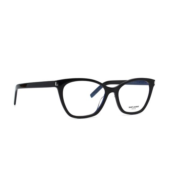 SAINT LAURENT SL 287 SLIM BLACK AUTHENTIC EYEGLASSES FRAME - Picture 1 of 14
